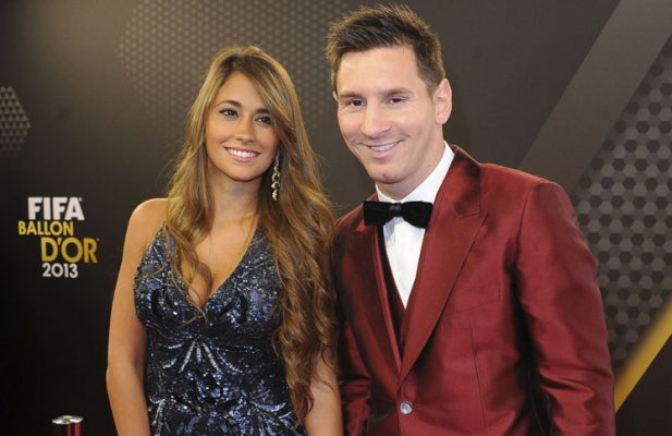 Messi y su futura esposa