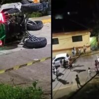 Joven de 16 fallece al volcar razer que le dieron por cumpleaños en Veracruz (video)