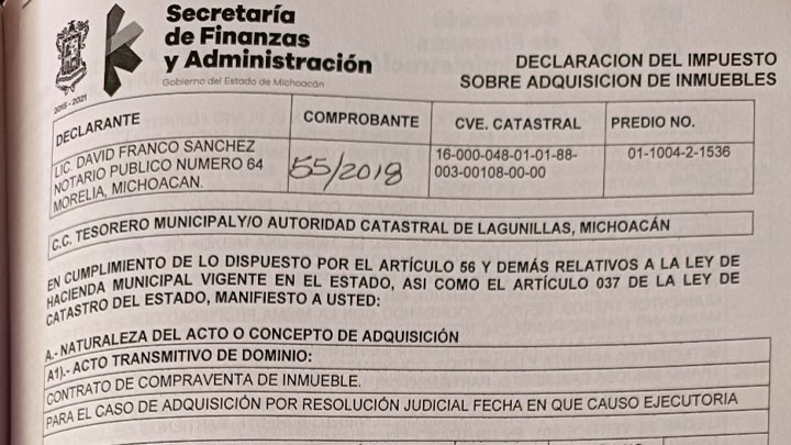Esposa de Auditor de Michoacán, dueña del Rancho Las Joyitas