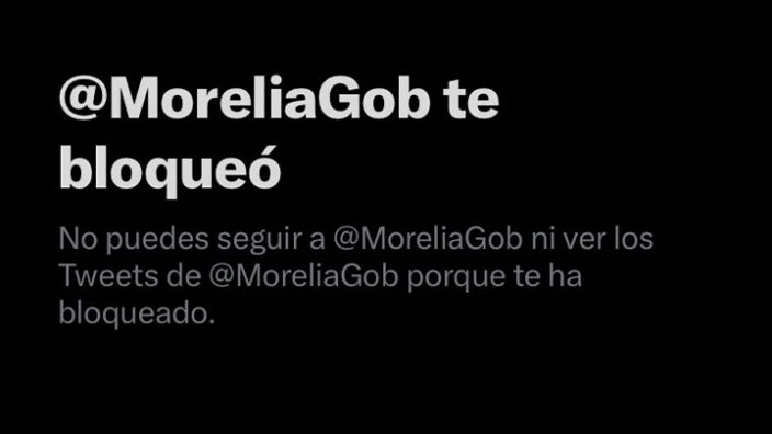 Ayuntamiento de Morelia bloquea a usuarios en redes por reclamos sobre vialidades