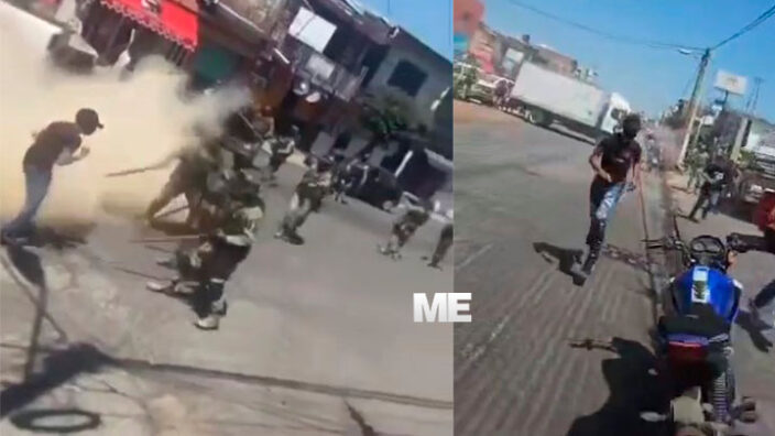 Reportan enfrentamientos entre civiles y elementos de las fuerzas Armadas en Peribán y Los Reyes