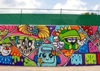Colores que transforman; artistas urbanos crean mural en Paso Catrinas: SCOP