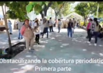 “No nos dejan grabar ni afuera del evento” denuncian periodistas