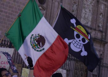 Crónica de la marcha del 15 de noviembre en Morelia: Sombreros, huevos y detenidos