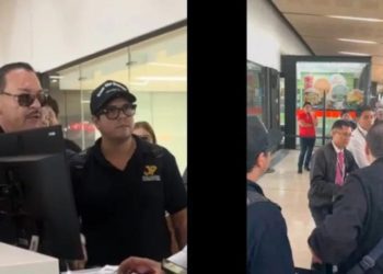 Julio Preciado protagoniza altercado en el aeropuerto de Tijuana por retraso de vuelo