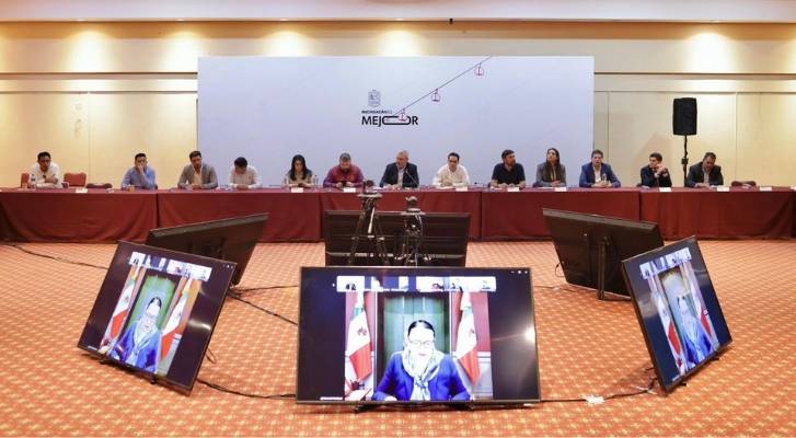 Bedolla y Rosa Icela encabezan primeras reuniones del Plan Michoacán con alcaldes