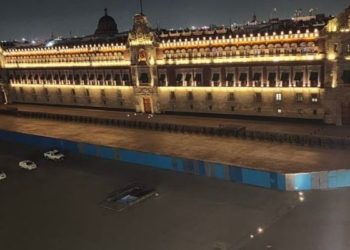 Palacio Nacional y Catedral fueron blindados previo a marcha del 25N en CDMX