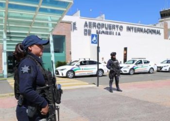 Operativo refuerza seguridad en el Aeropuerto Internacional de Morelia: SSP