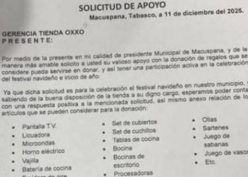 Exhiben a alcalde de Macuspana por presunta exigencia de donaciones a tiendas Oxxo
