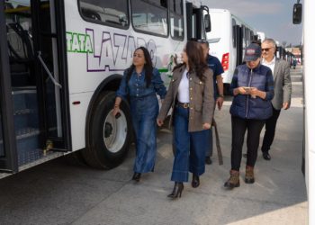 ¡Ya casi están listos los nuevos autobuses de Uruapan!: Gladyz Butanda