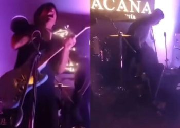 Cantante sufre fuerte descarga eléctrica durante concierto en Lima