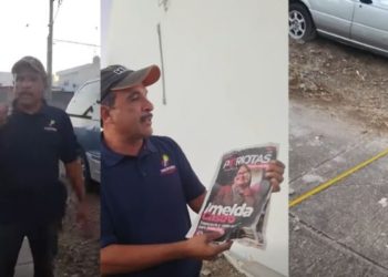 Acusan a senadora de Morena de apropiarse de banqueta en Culiacán